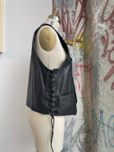 Load image into Gallery viewer, Leather Biker Vest

