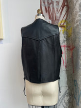 Load image into Gallery viewer, Leather Biker Vest
