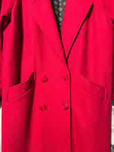 Load image into Gallery viewer, 70&#39;s-80&#39;s Vintage Union Made Red Wool Peacoat
