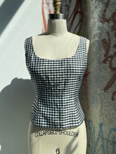 Load image into Gallery viewer, Checkered Silk Tank
