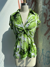 Load image into Gallery viewer, Y2K Abstract Floral Blouse
