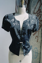 Load image into Gallery viewer, 80s New Satin Floral Top/Jacket
