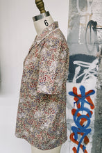 Load image into Gallery viewer, 70s Floral Button Up w/ Lace Details
