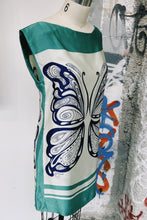 Load image into Gallery viewer, Boxy Butterfly Silk Mini Dress
