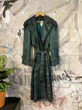 Load image into Gallery viewer, 1980s London Fog Floral Trench Coat
