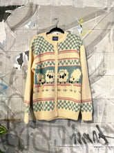 Load image into Gallery viewer, 1990s Wool Sheep Knit Cardigan
