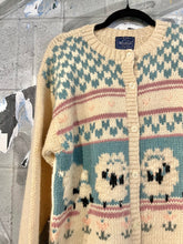 Load image into Gallery viewer, 1990s Wool Sheep Knit Cardigan
