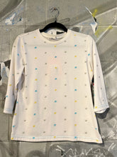 Load image into Gallery viewer, Courrèges White Logo Quarter Sleeve Tee
