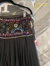 Load image into Gallery viewer, 90s/Y2K Beaded Embroidered Swing Skirt
