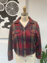 Load image into Gallery viewer, Vintage Wool Plaid Jacket
