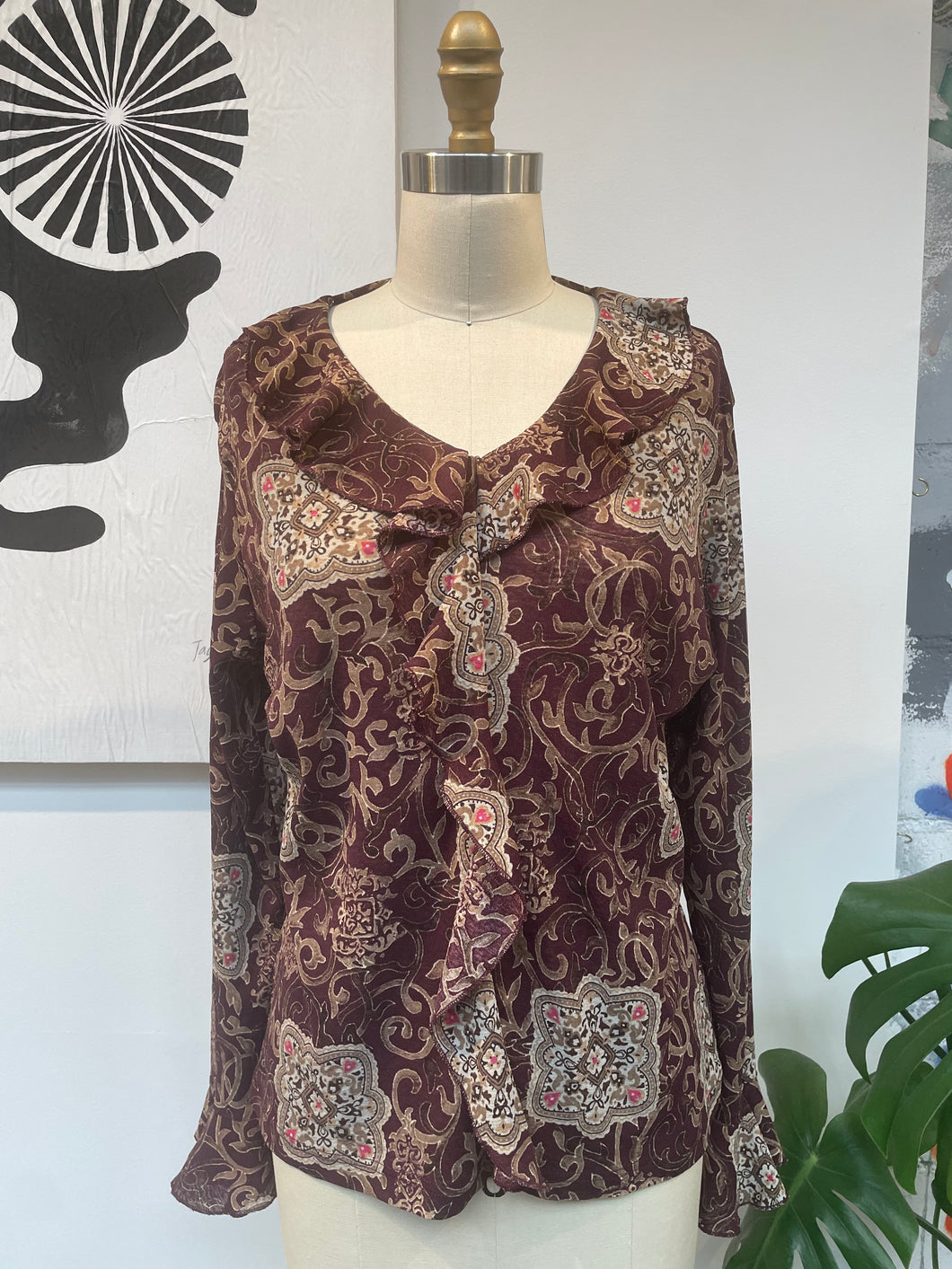 Y2K Printed Long Sleeves