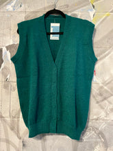 Load image into Gallery viewer, VIntage Teal Knit Wool Vest
