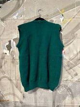 Load image into Gallery viewer, VIntage Teal Knit Wool Vest
