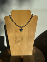 Load image into Gallery viewer, Stainless Steel Ball Chain &amp; Stone Necklace
