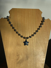 Load image into Gallery viewer, Stainless Steel Ball Chain &amp; Stone Necklace
