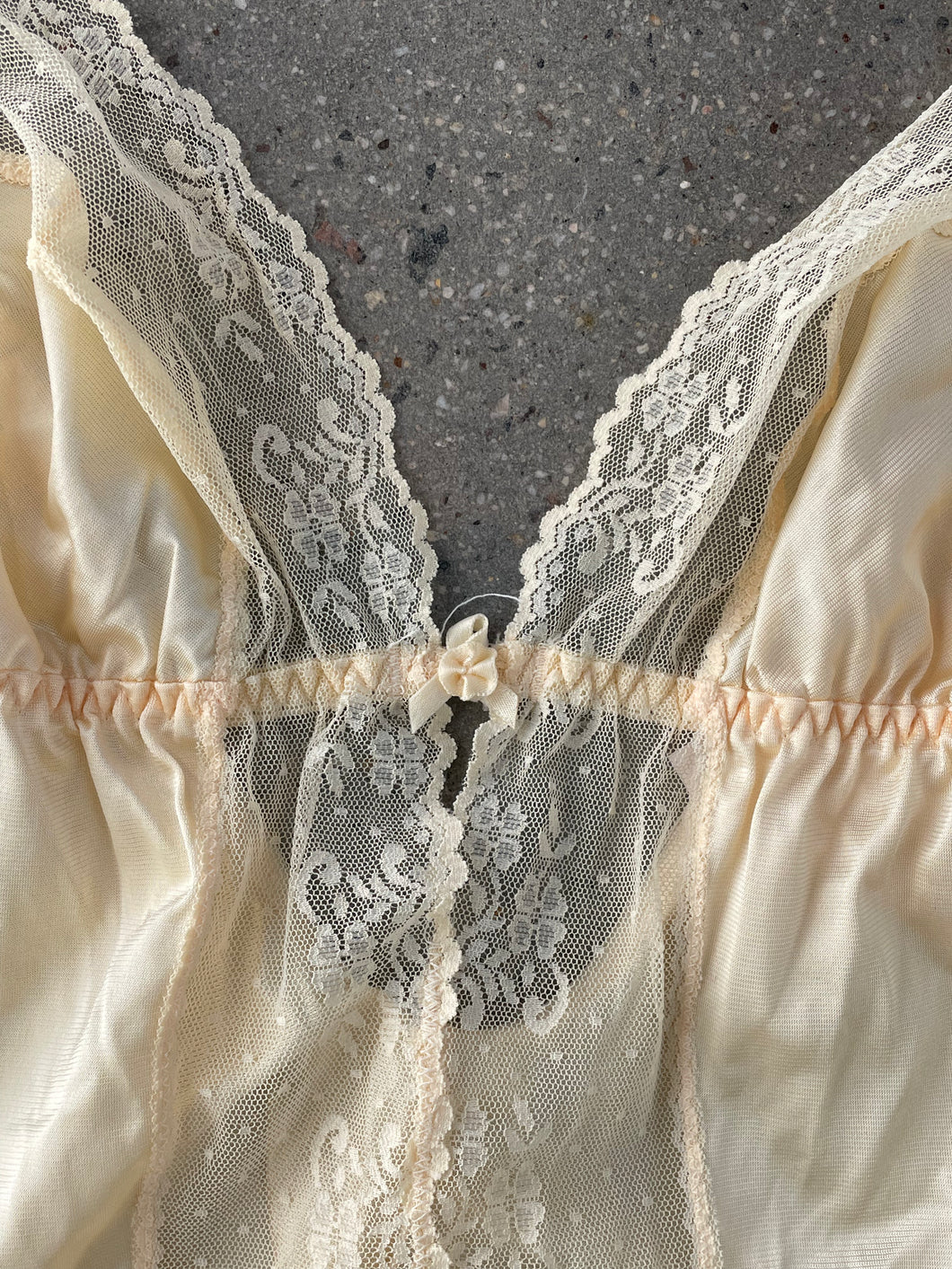 Vintage Butter Yellow Body Suit