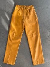 Load image into Gallery viewer, Mustard Leather Pants
