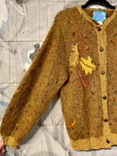 Load image into Gallery viewer, Vintage Mohair Alpaca &amp; Leaf Motif Cardigan
