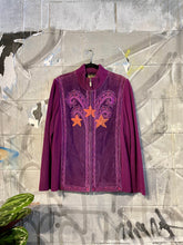 Load image into Gallery viewer, Sadbsh Purple Leather Jacket
