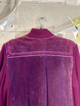 Load image into Gallery viewer, Sadbsh Purple Leather Jacket
