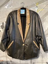 Load image into Gallery viewer, 1980s Snakeskin Leather Jacket
