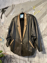 Load image into Gallery viewer, 1980s Snakeskin Leather Jacket
