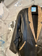 Load image into Gallery viewer, 1980s Snakeskin Leather Jacket
