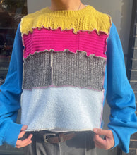 Load image into Gallery viewer, Upcycled Multi-Pattern Sweater
