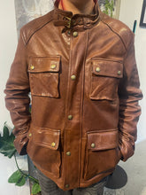 Load image into Gallery viewer, Coach Four Pocket Leather Jacket
