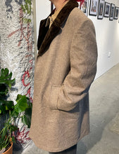 Load image into Gallery viewer, Shearling Wool Peacoat
