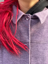 Load image into Gallery viewer, LLBean Purple Wool Blend Coat
