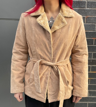 Load image into Gallery viewer, Suede Jacket With Faux Fur
