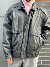 Load image into Gallery viewer, Highland County Leather Bomber Jacket
