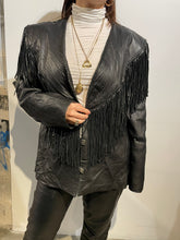 Load image into Gallery viewer, Leather Fringe Jacket
