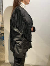 Load image into Gallery viewer, Leather Fringe Jacket
