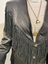 Load image into Gallery viewer, Leather Fringe Jacket
