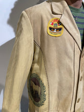 Load image into Gallery viewer, Upcycled Leather Blazer Jacket
