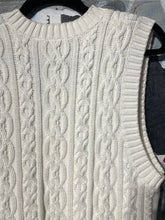 Load image into Gallery viewer, 90s Claiborne Sport Cable Knit Vest
