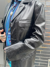 Load image into Gallery viewer, Vintage DKNY Classic Leather Jacket
