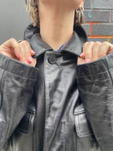 Load image into Gallery viewer, Vintage DKNY Classic Leather Jacket
