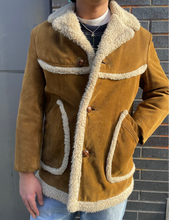 Load image into Gallery viewer, 70s Wool Suede Coat
