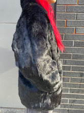 Load image into Gallery viewer, Black Fur Zip-Up Jacket
