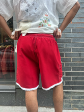 Load image into Gallery viewer, Talos Beach Shorts Red &amp; White
