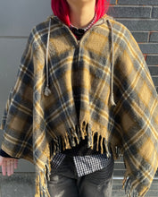 Load image into Gallery viewer, 1960s Plaid Poncho
