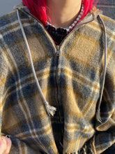 Load image into Gallery viewer, 1960s Plaid Poncho
