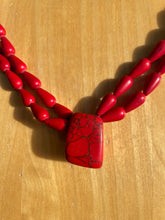 Load image into Gallery viewer, Coral Rojo Necklace From Mexico

