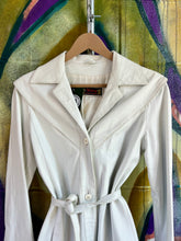 Load image into Gallery viewer, Vintage White Leather Jacket
