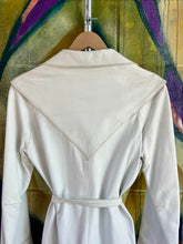 Load image into Gallery viewer, Vintage White Leather Jacket
