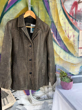 Load image into Gallery viewer, Vintage Leather Brown Blazer
