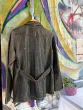 Load image into Gallery viewer, Vintage Leather Brown Blazer
